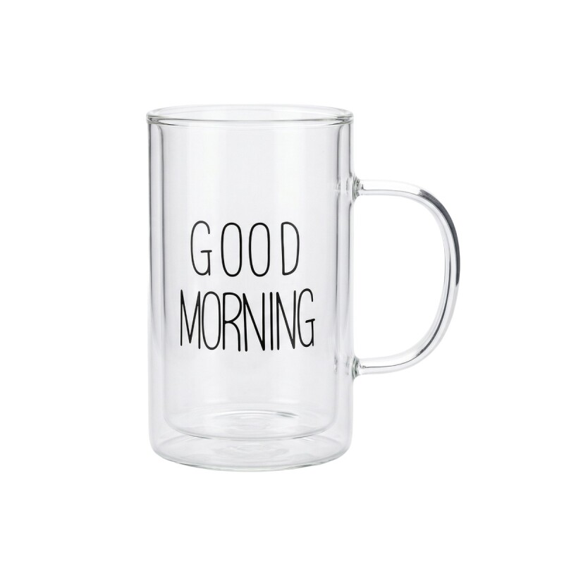 TAZA VIDRIO GOOD MORNING Unica