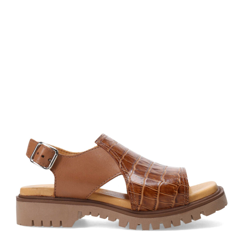 Sandalias de Mujer Furtiva Paola Marrón (Croco)