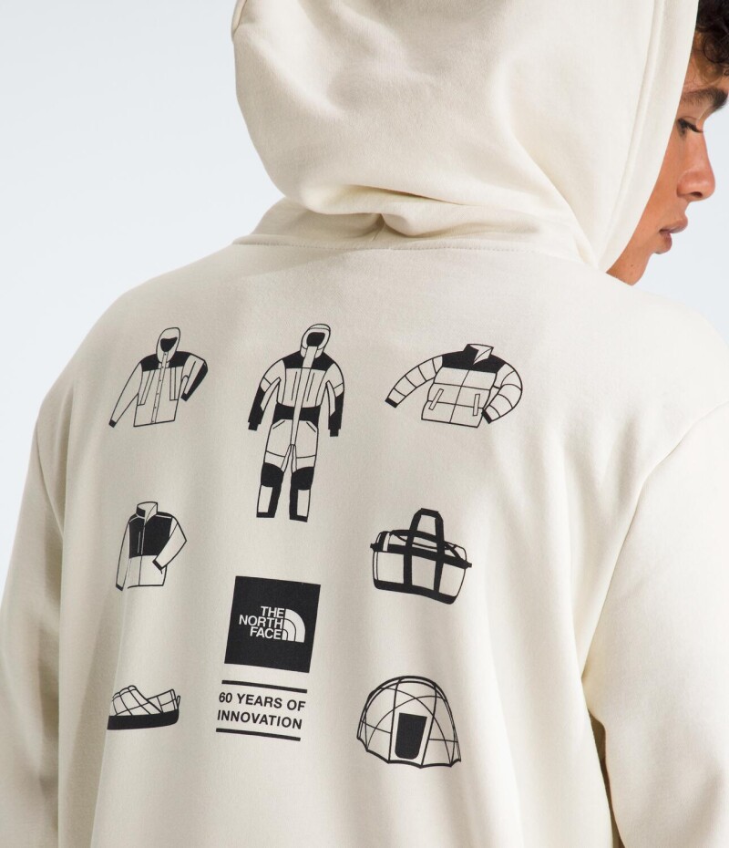 CANGURO MOUNTAIN MIRAGE REGULAR HOODIE White Dune