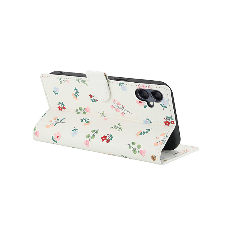 Flip cover para Samsung Galaxy A07 diseño textura floral Flip Cover Para Samsung Galaxy A07 Diseño Textura Floral