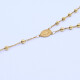 Rosario oro 18k 2 tonos con virgen milagrosa. Rosario oro 18k 2 tonos con virgen milagrosa.
