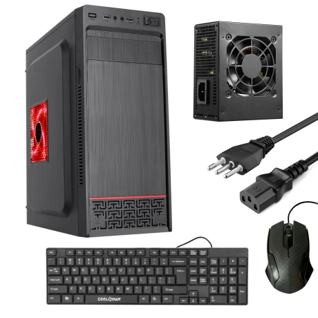 Gabinete Combo Atx Coolmax H5 600W Mouse y Teclado\n 001