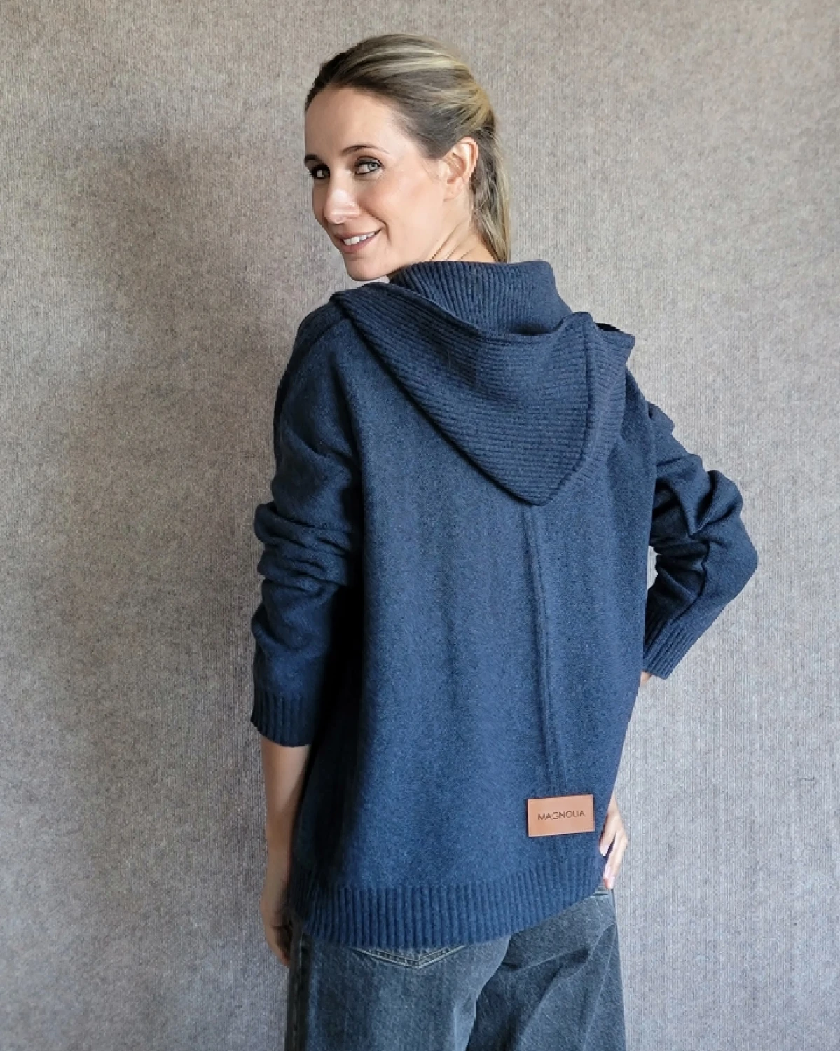 Campera Lola azul talle unico