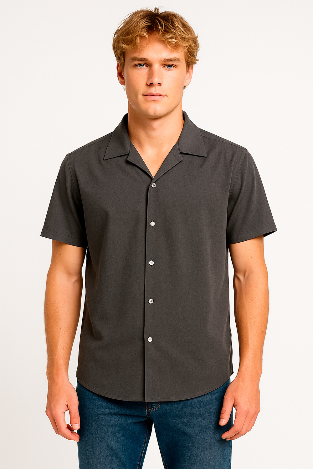 Camisa Polin Gris Medio