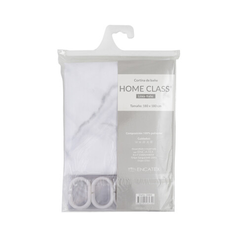 Cortina de Home Class con Argollas 180 x 180 cm 20065 MARMOL BLANCO