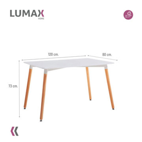 Mesa Eames Rectangular en Madera 120x80cm Mesa Eames Rectangular en Madera 120x80cm