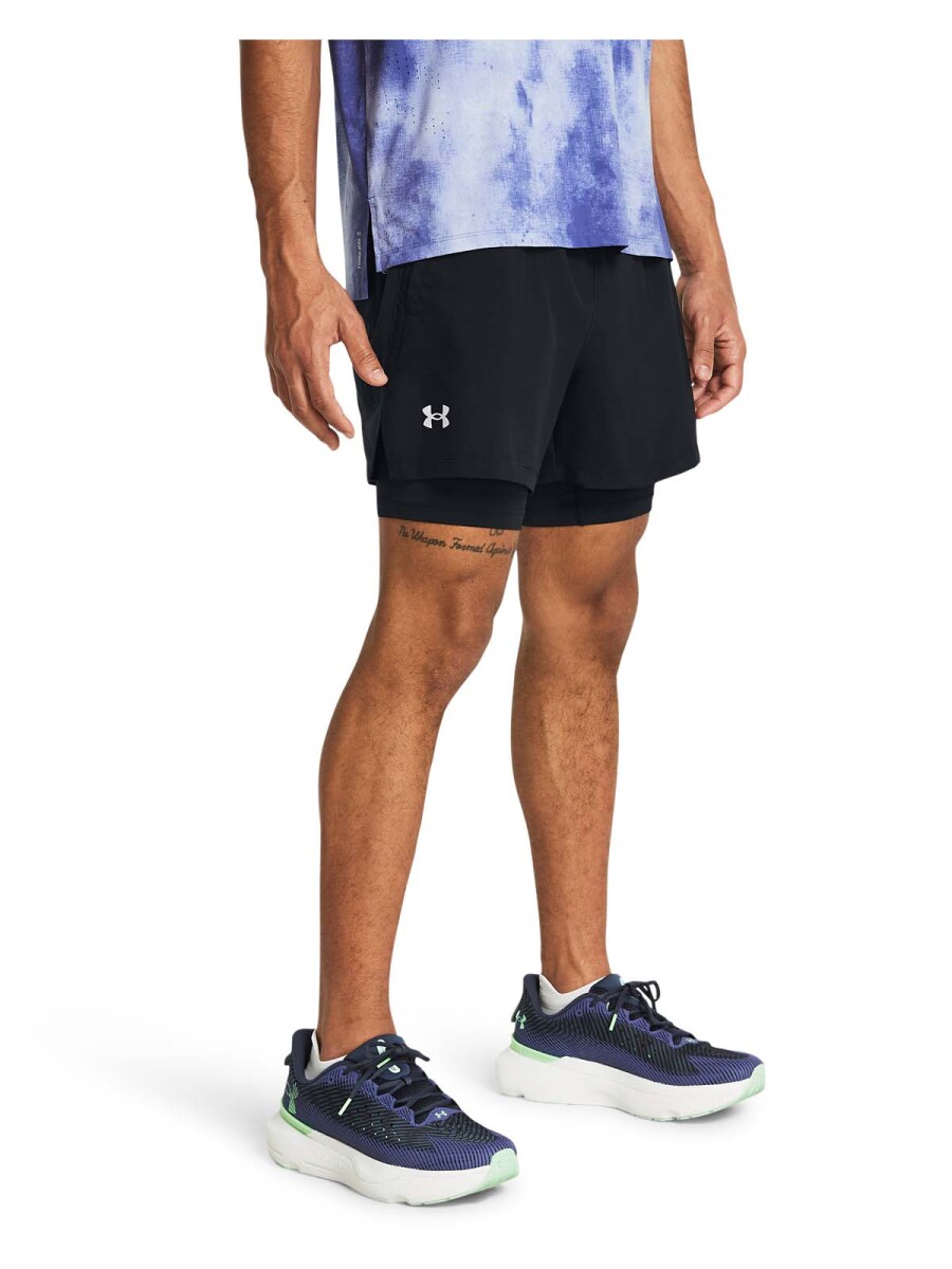 Short Training Under Armour 2-IN-1 de Hombre - 640A001N110 - Negro 