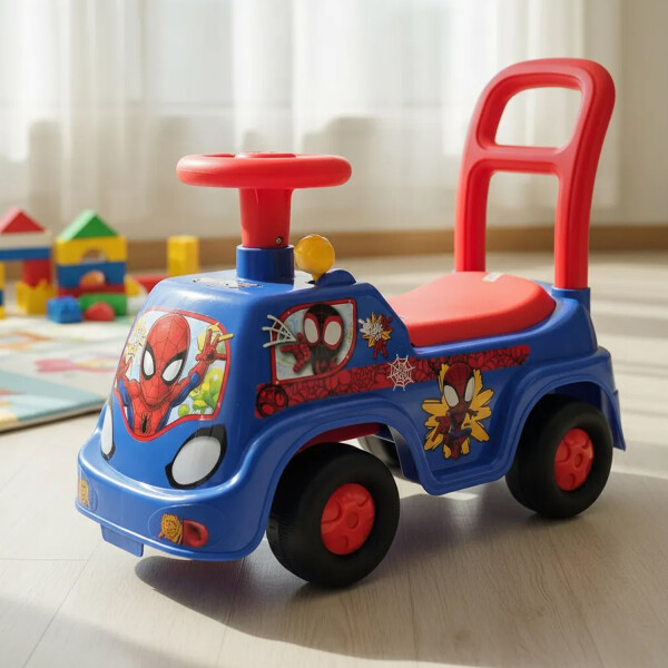 Buggie Spiderman Con Luz Y Sonido Disney 63933 BUGGIE SPIDEY C/LUZ Y SONIDO 63933