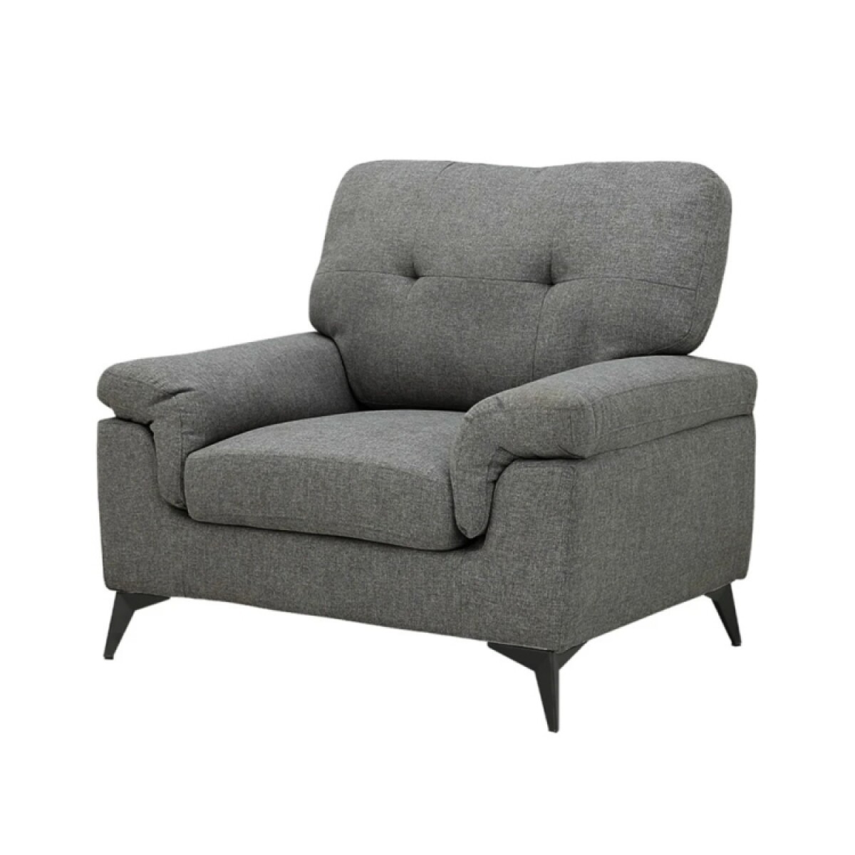 Sofa 1 Cuerpo Lamona Gris 