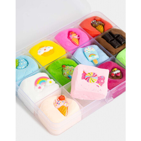 Set De Slimes En Estuche Combinacion Multicolor