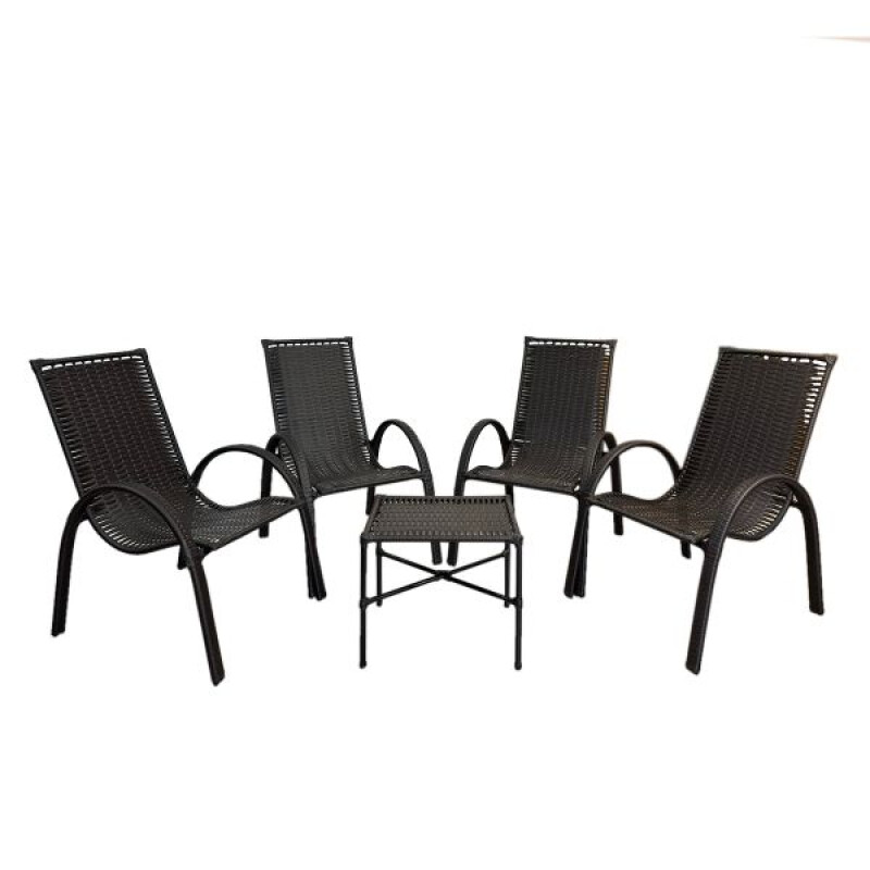 Juego de Sillon Reposera Alta Ratan Juego de Sillon Reposera Alta Ratan