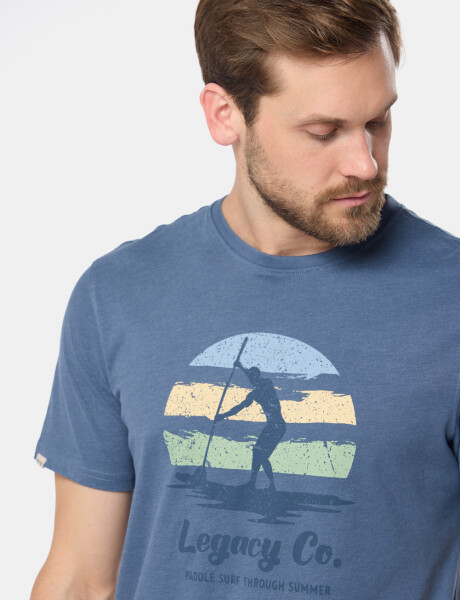 REMERA ESTAMPADA Azul