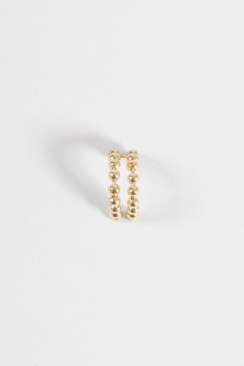 Earcuff perlas dorado