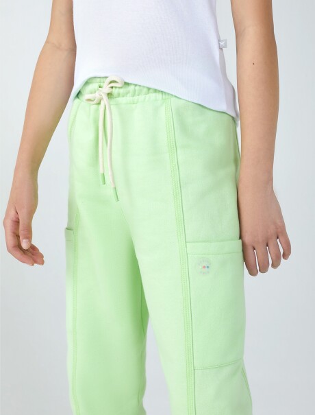 PANTALÓN BABUCHA CON BOLSILLOS VERDE