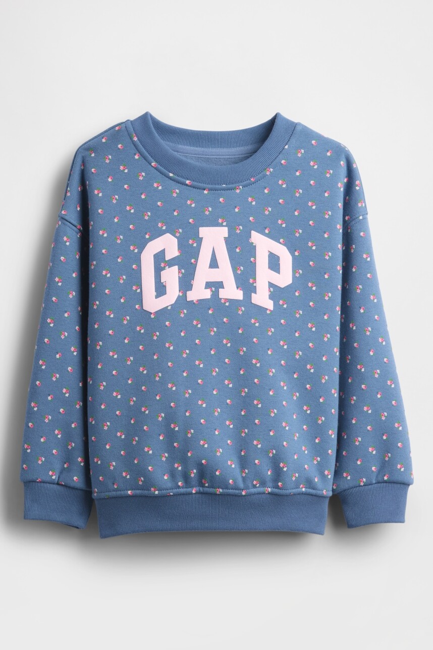 Buzo Deportivo Logo Gap Toddler Niña Cornflower829