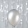 Globo 12" perlado x10 PLATA