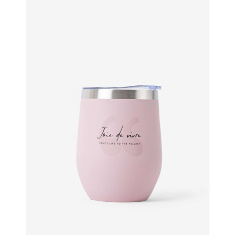 Vaso Metálico Joie De Vivre Rosa Polvo