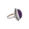 Anillo Oval-Plata 925-Piedra amatista imperial-AN3297 conpiedra
