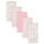 Pack x5 Sabanitas rebozo franela safari rosa