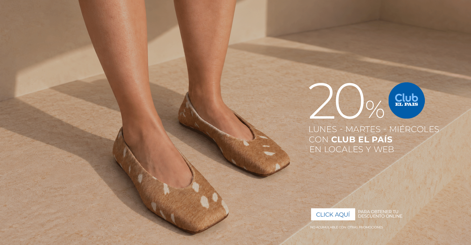 20% de descuento con club el país