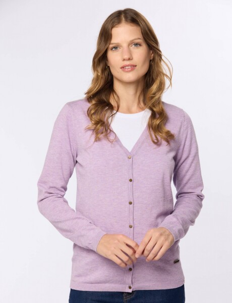 SACO TEJIDO CLÁSICO Lila