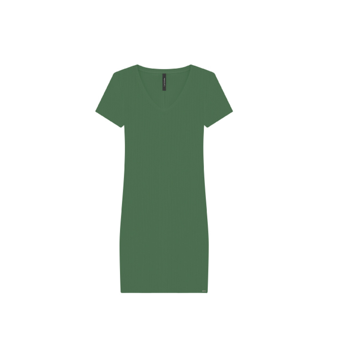 VESTIDO MANGA CORTA - Verde 