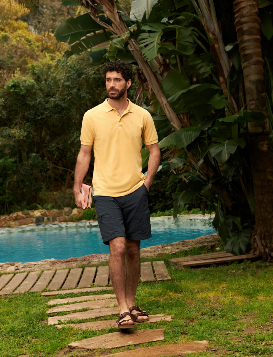 520752 REMERA HARRINGTON LABEL Amarillo