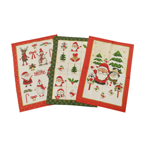 Pack x 12 Repasadores de Navidad Dohler Diseños Surtidos U