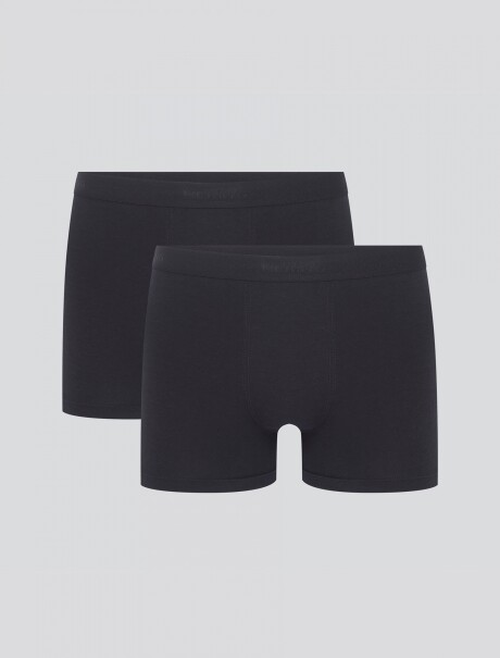 KIT DE 2 CALZONCILLOS NEGRO