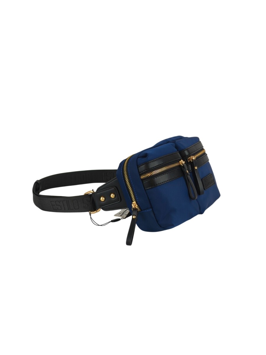 Riñonera con bolsillos - Azul 