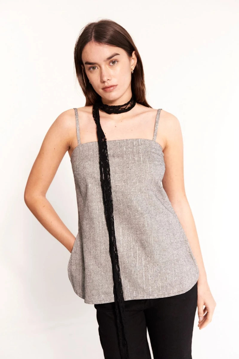 Top Strap  gris m