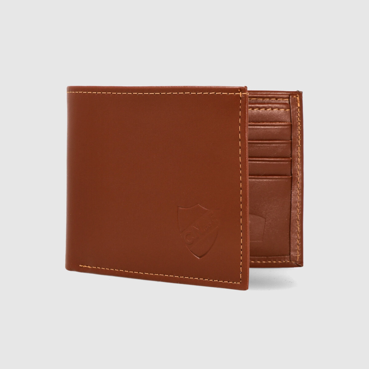 Billetera de Cuero Garnié Nacional Oficial - Marrón 