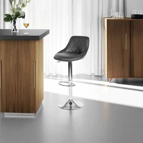 TABURETE DE BAR HATAN NEGRO TABURETE DE BAR HATAN NEGRO