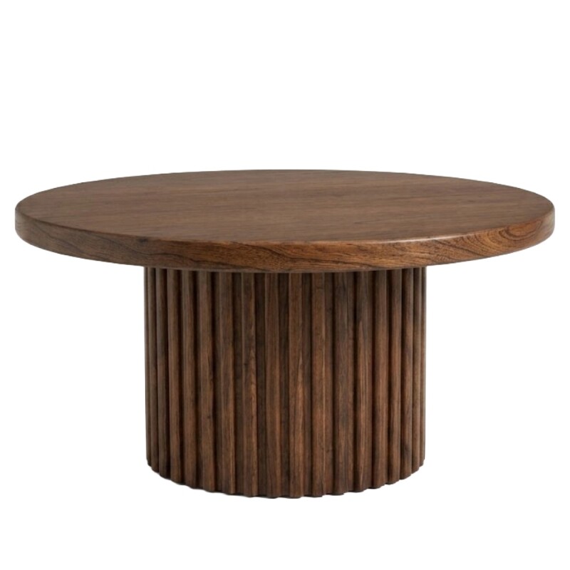 MESA CENTRO TERRA 80CM - ZV 02 RIPADO (CD) Unica