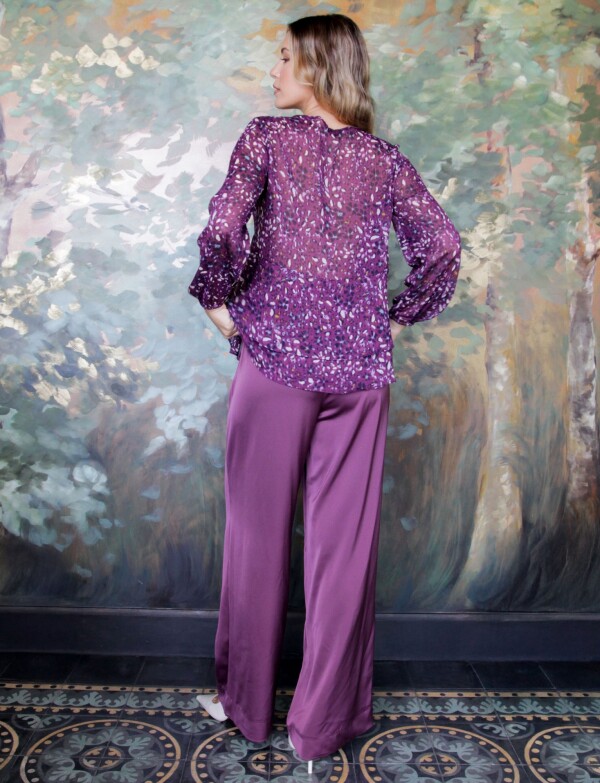 Pantalon Saten Wide VIOLETA