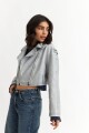Campera efecto desgastada GRIS