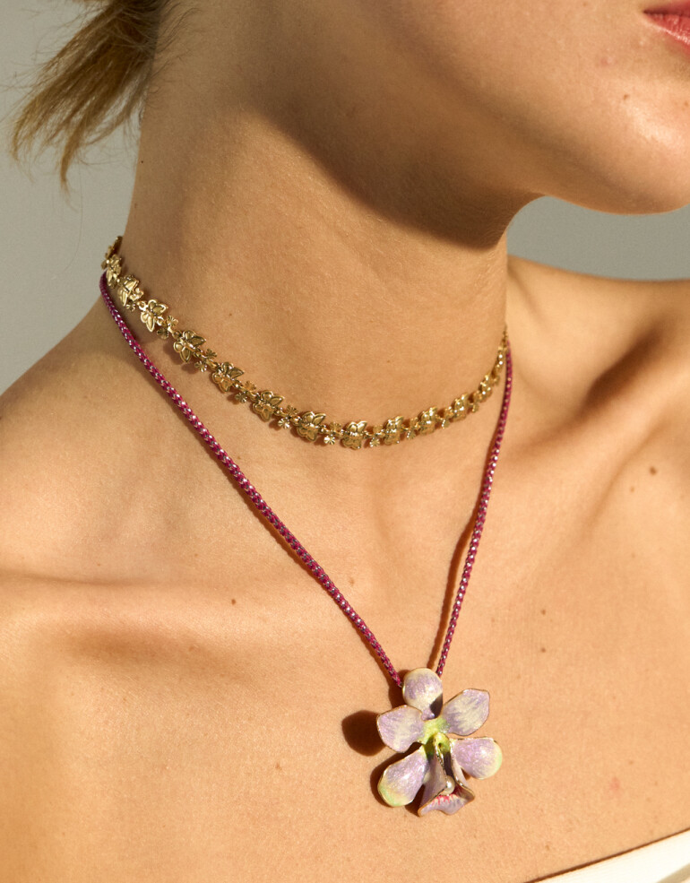 Chokers Metal Choker Mariposas - Dorado