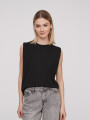 Remera Hortensia Negro