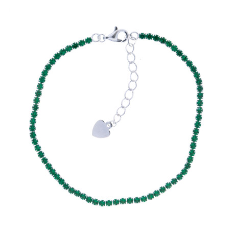 Pulsera de plata 925 con circonias. Pulsera de plata 925 con circonias.