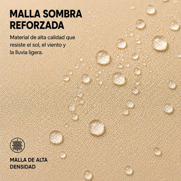 Toldo Malla Vela Rectangular 4 X 3 Patio Jardín Reforzada Toldo Malla Vela Rectangular 4 X 3 Patio Jardín Reforzada