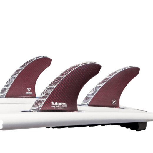 Quilla Futures John John Florence Scimitar Large L - Rojo Quilla Futures John John Florence Scimitar Large L - Rojo