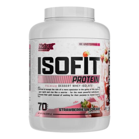 Suplemento Isofit Whey Protein Isolate 5Lb Universo Binario FRUTILLA