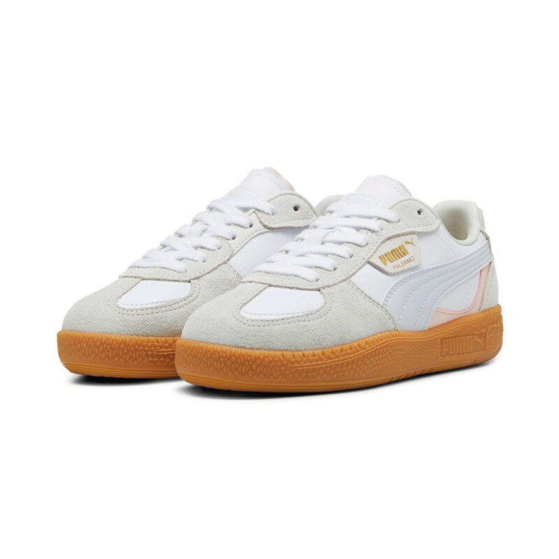 Zapatillas Puma Palermo Mujer White-silver Mist