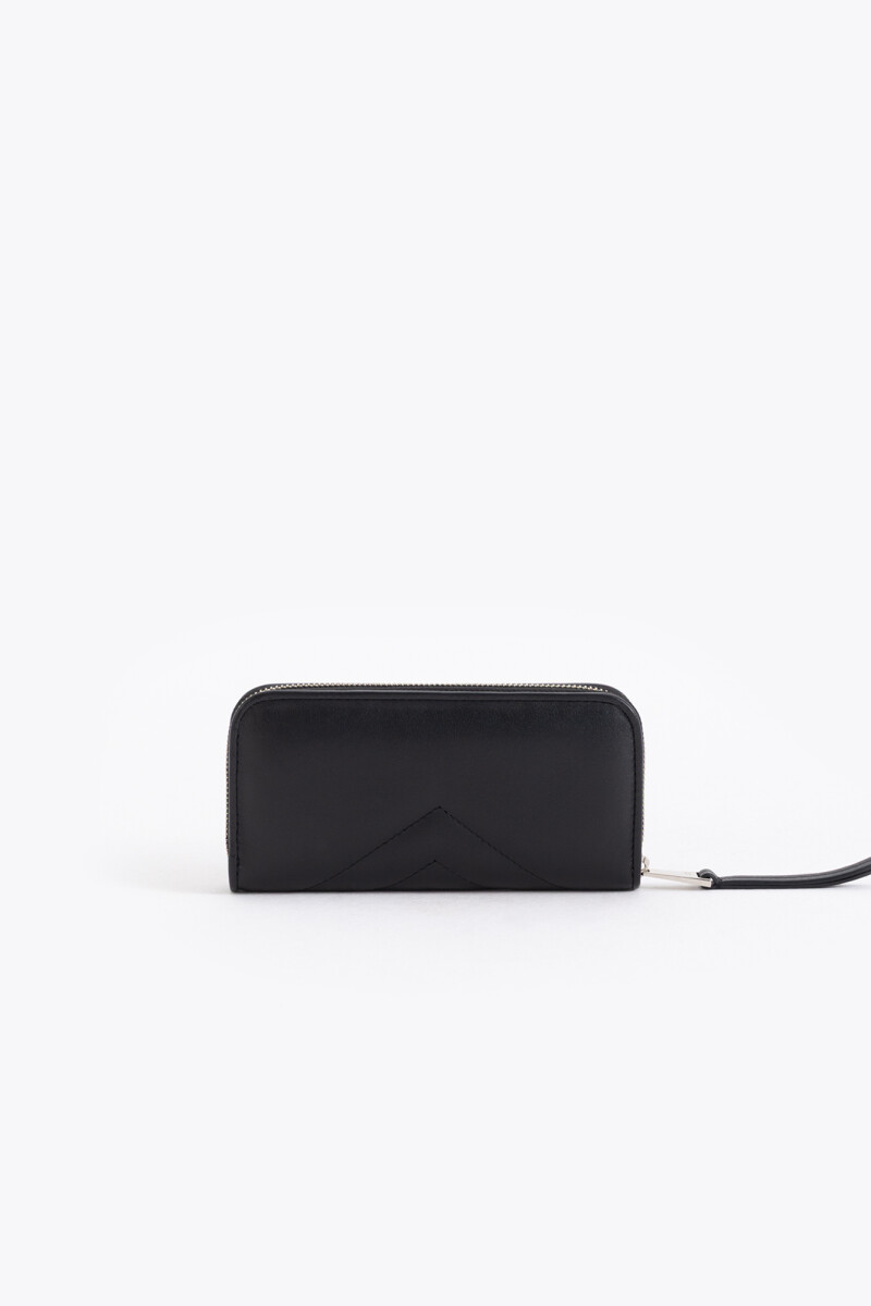 MAXI BILLETERA LIPSTICK Negro