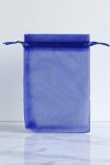 Bolsa organza 12x17 cm. AZUL