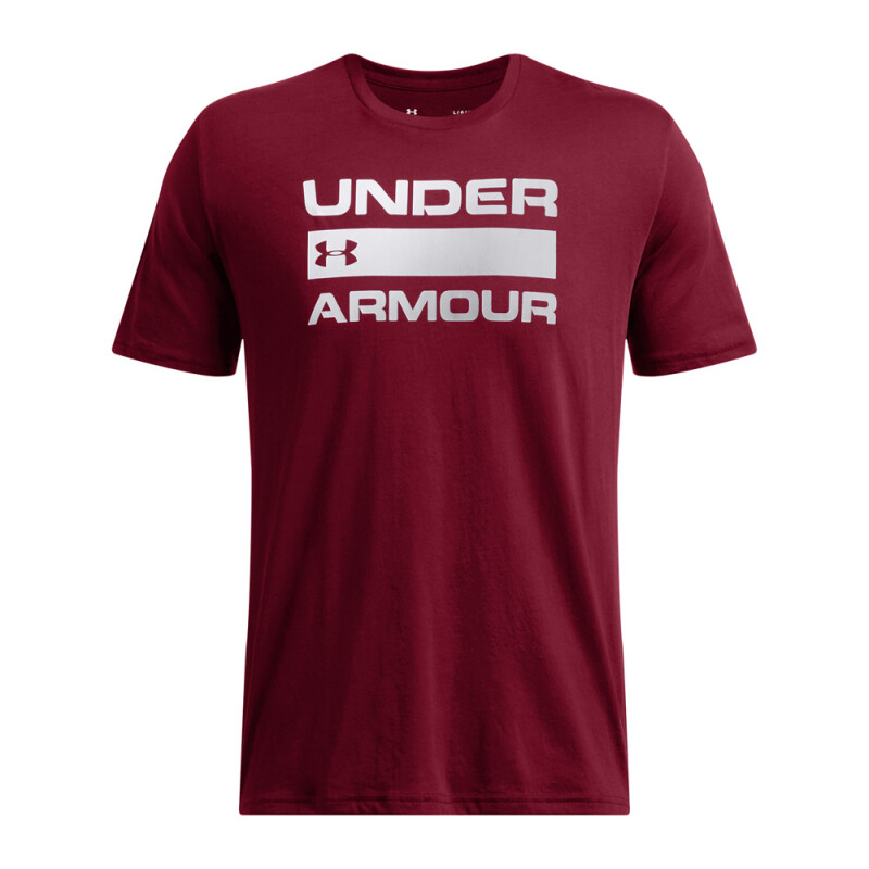 UA TEAM ISSUE WORDMARK SS-RED RED-625