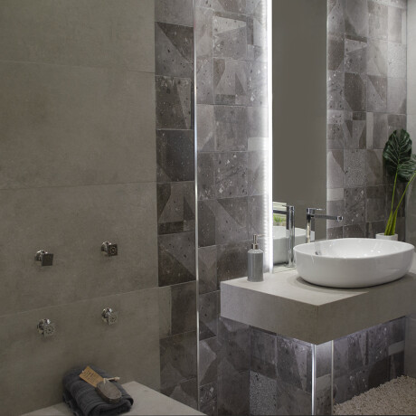 Porcelanato Gris Mate 75X75Cm Piso Pared GAMAS DE GRIS