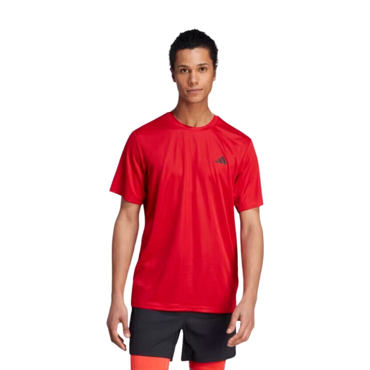 T´SHIRT M/C S-2XL - SCARLET/BK 