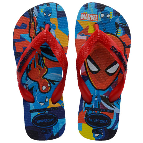 Sandalias de Niño Havaianas Top Marvel II Azul - Rojo