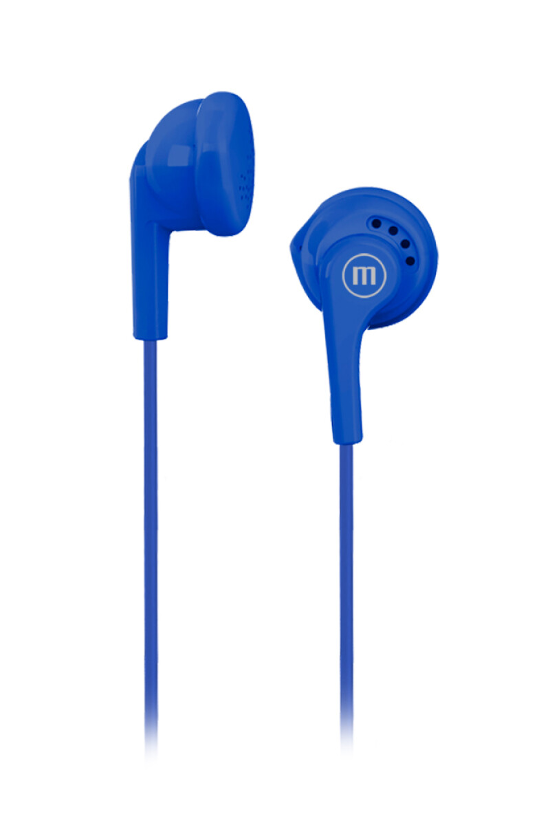 Auriculares Cableados Para Celular Laptops Tablets Maxell EB-95 Azul
